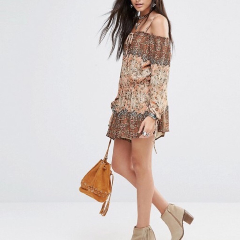 Free people BOHO Romper